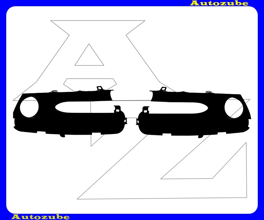Első lökhárító rács szett Első lökhárító rács szett