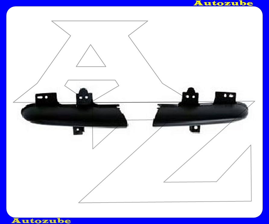 Első lökhárító nappalifényhely takaró szett, fekete (bal+jobb) Első lökhárító nappalifényhely takaró szett, fekete (bal+jobb)