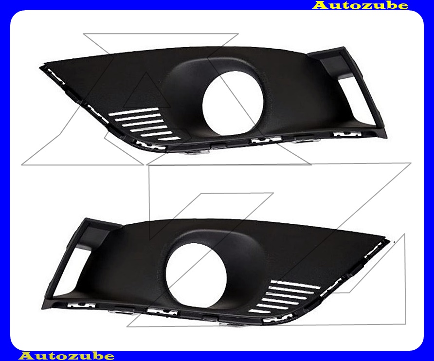 Első lökhárító rács szett, ködlámpás (bal+jobb) Első lökhárító rács szett, ködlámpás (bal+jobb)