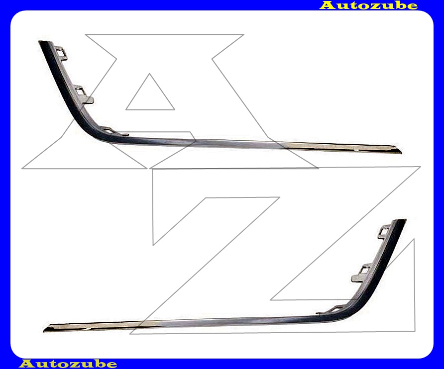 Első lökhárító rács krómdíszléc szett (bal+jobb) Első lökhárító rács krómdíszléc szett (bal+jobb)