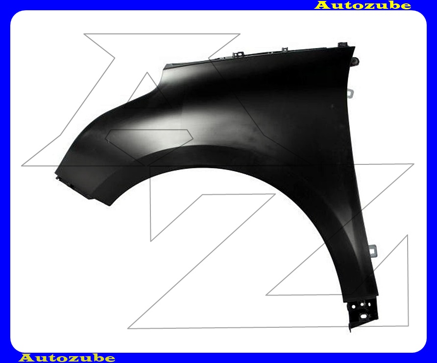 Első sárvédő bal, alapozott (műanyag) Első sárvédő bal, alapozott (műanyag)