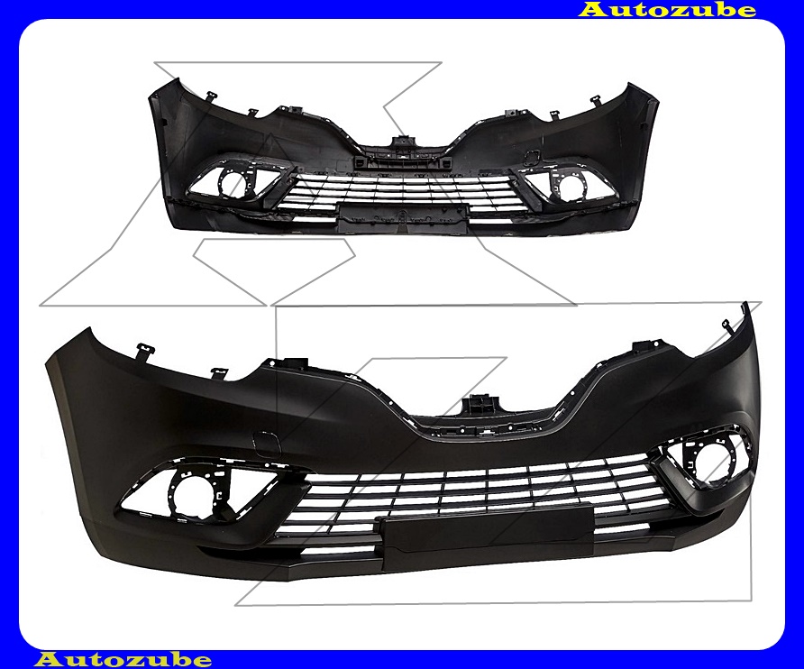 Első lökhárító alapozott Első lökhárító alapozott