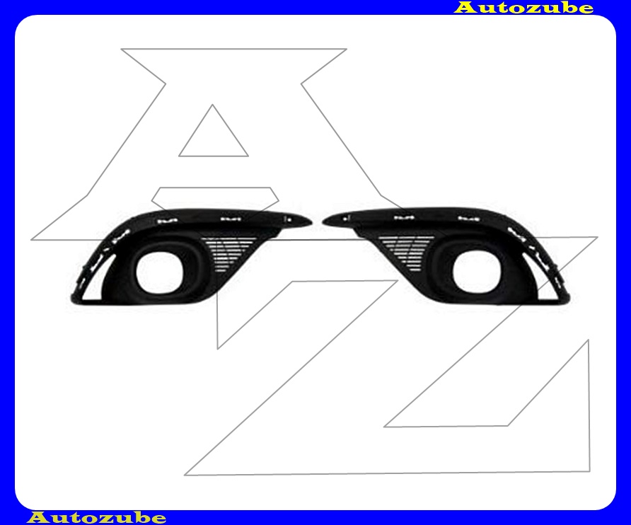 Első lökhárító rács szett, ködlámpás (krómdszléces kivitel) Első lökhárító rács szett, ködlámpás (krómdszléces kivitel)