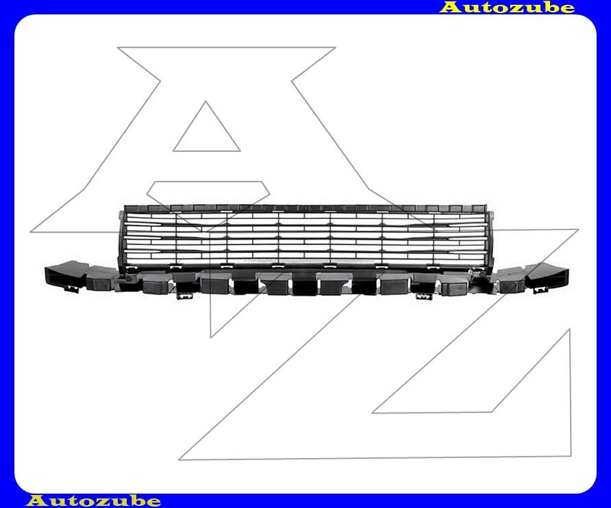 Első lökhárító rács középső, fekete Első lökhárító rács középső, fekete