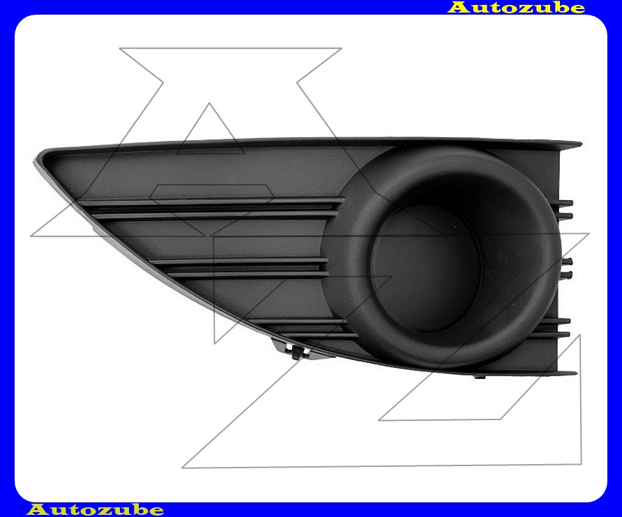 Első lökhárító rács jobb, fekete Első lökhárító rács jobb, fekete