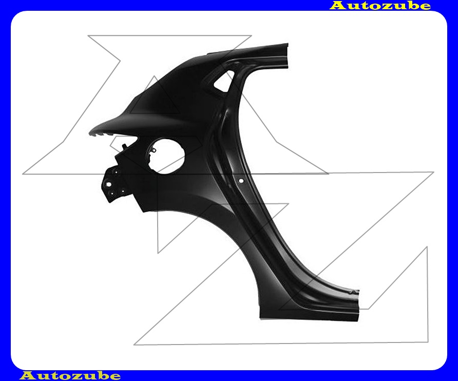 Hátsó sárvédő jobb Hátsó sárvédő jobb