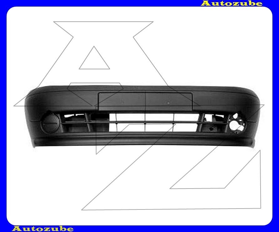 Első lökhárító fekete, díszléccel Első lökhárító fekete, díszléccel