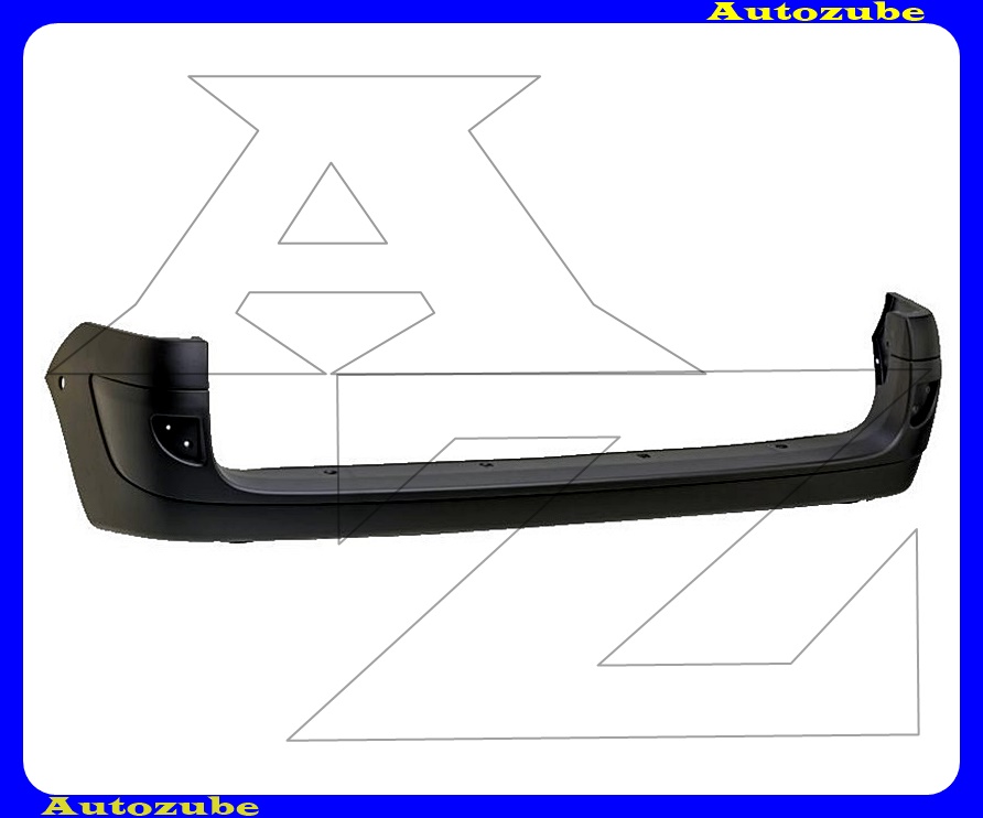 Hátsó lökhárító fekete Hátsó lökhárító fekete