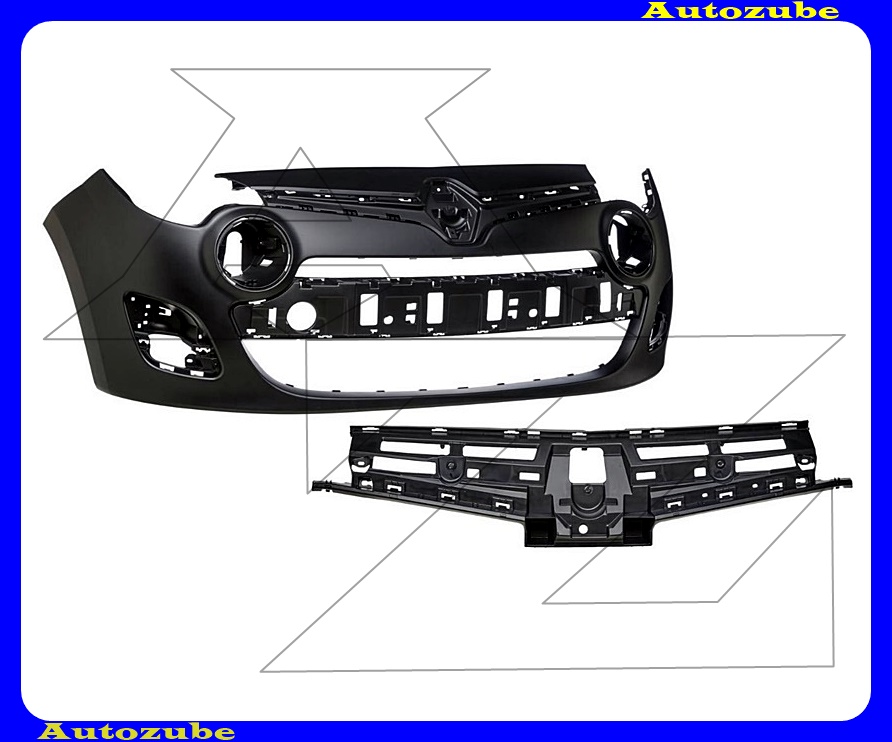 Első lökhárító fényezhető, felső merevítővel Első lökhárító fényezhető, felső merevítővel