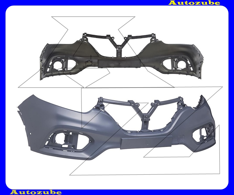 Első lökhárító felső rész alapozott, 2 szenzoros Első lökhárító felső rész alapozott, 2 szenzoros