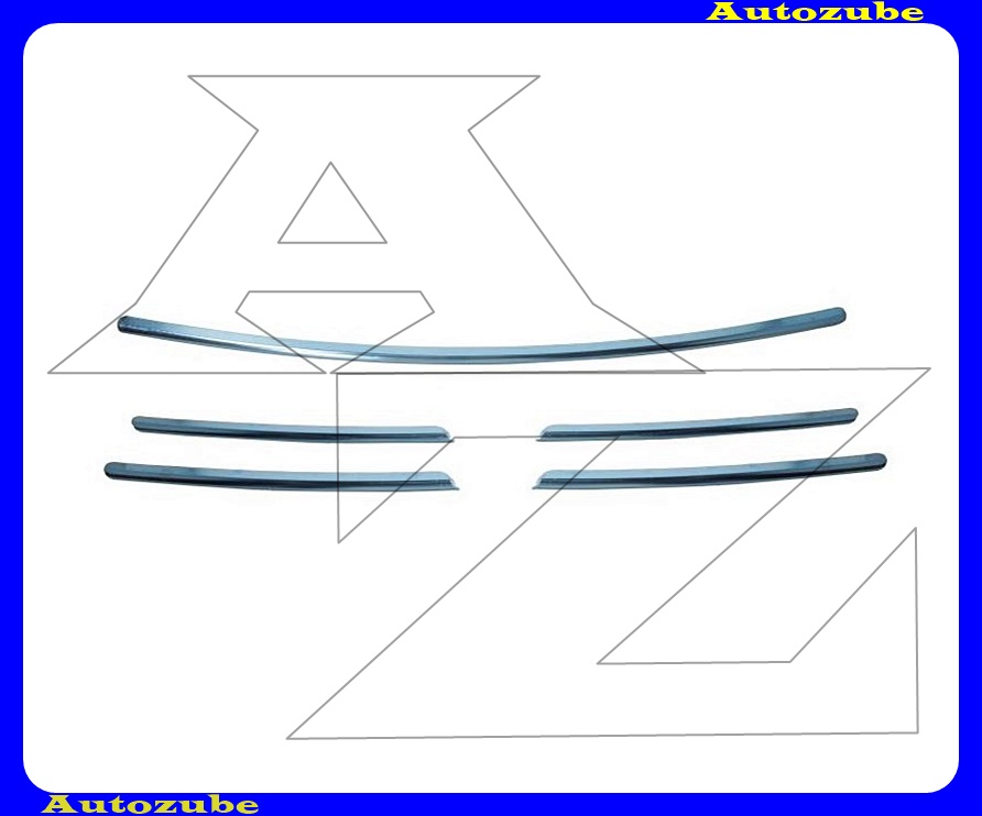 Hűtődíszrács krómdíszléc szett Hűtődíszrács krómdíszléc szett