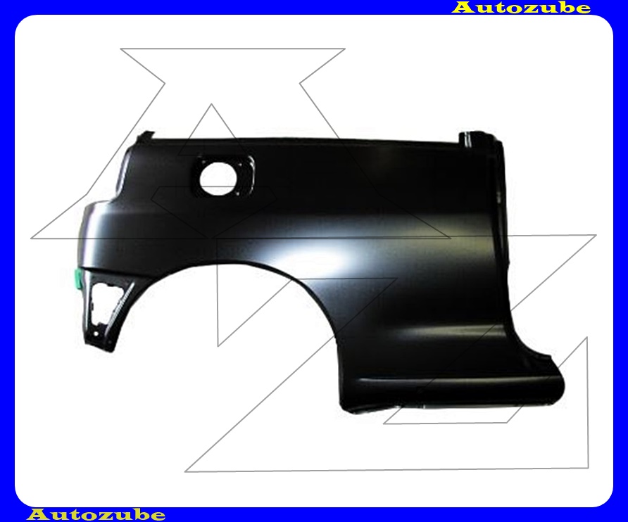 Hátsó sárvédő jobb Hátsó sárvédő jobb