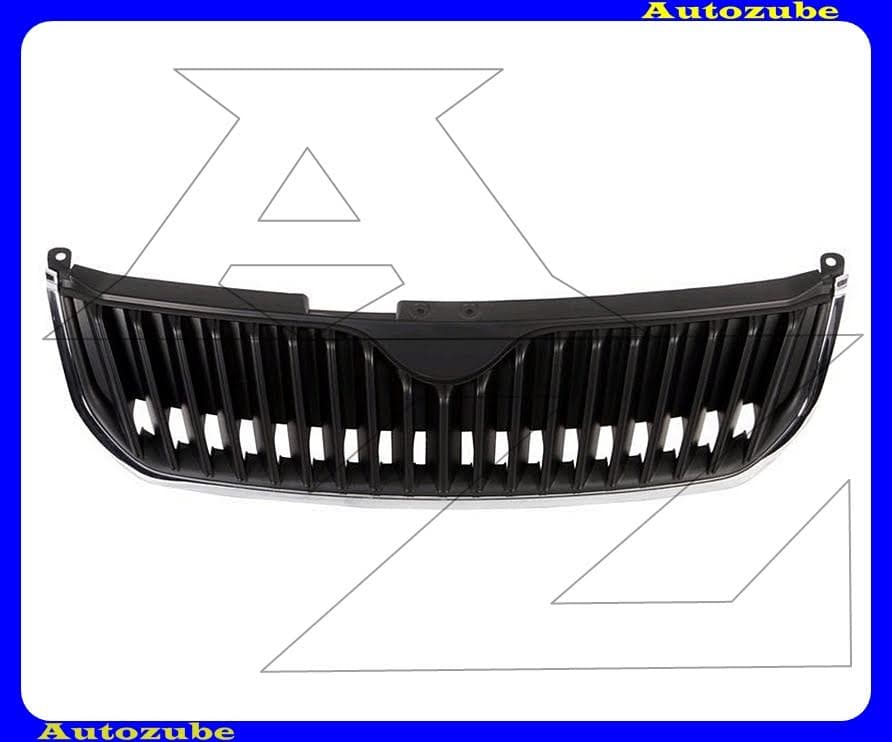 Hűtődíszrács fekete, krómdíszléccel Hűtődíszrács fekete, krómdíszléccel