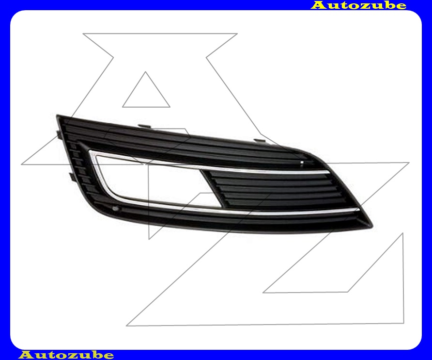 Első lökhárító rács jobb, krómdíszléccel Első lökhárító rács jobb, krómdíszléccel