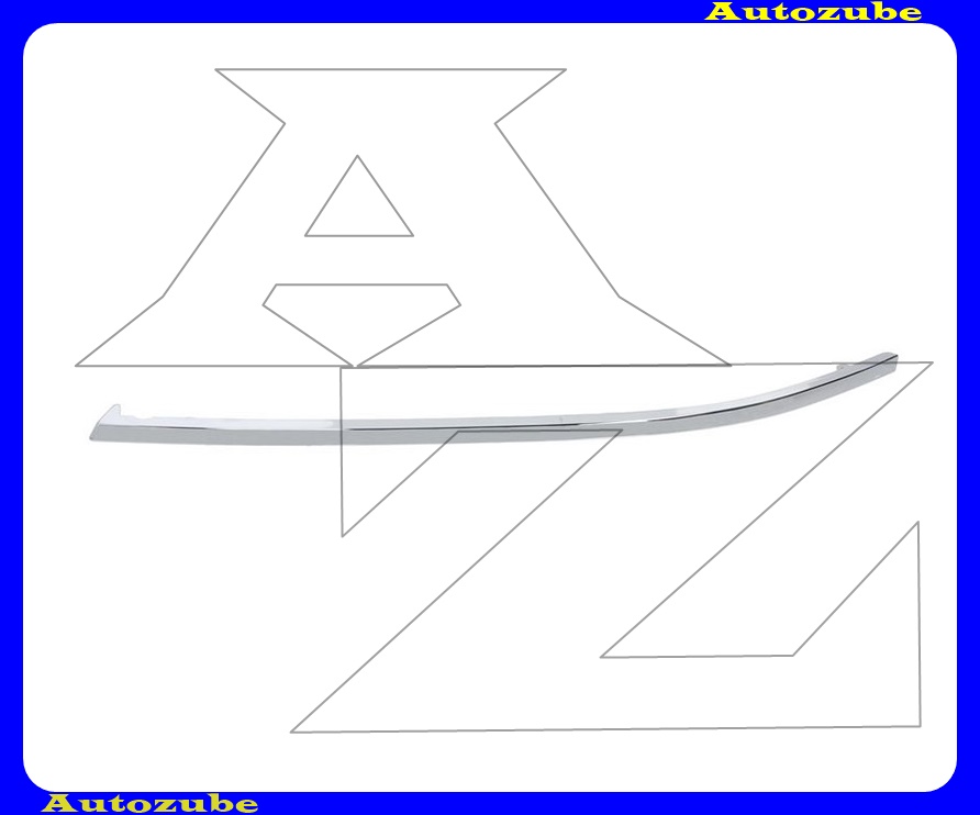Első lökhárító krómdíszléc bal (fényszóró alatti) Első lökhárító krómdíszléc bal (fényszóró alatti)