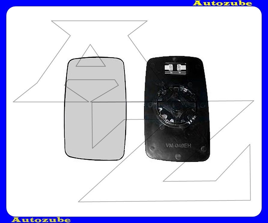 Visszapillantó tükörlap bal, fűthető-domború (kör felfogatású tartólappal) Visszapillantó tükörlap bal, fűthető-domború (kör felfogatású tartólappal)