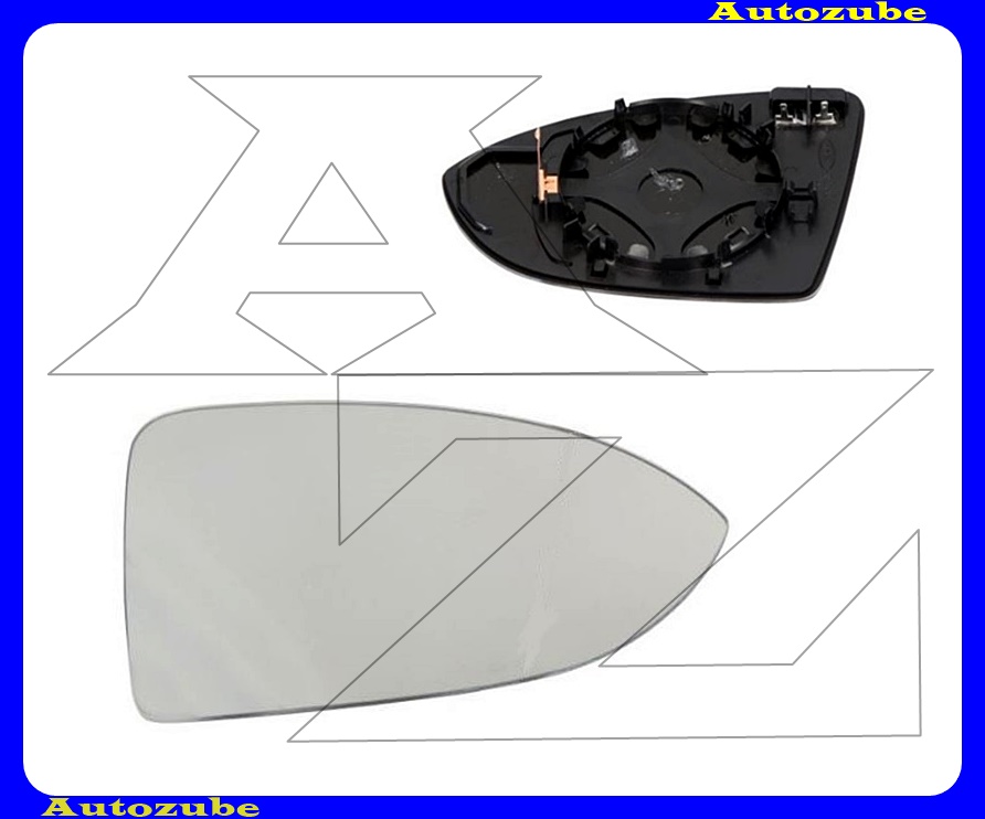 Visszapillantó tükörlap jobb, fűthető-domború (tartólappal) Visszapillantó tükörlap jobb, fűthető-domború (tartólappal)