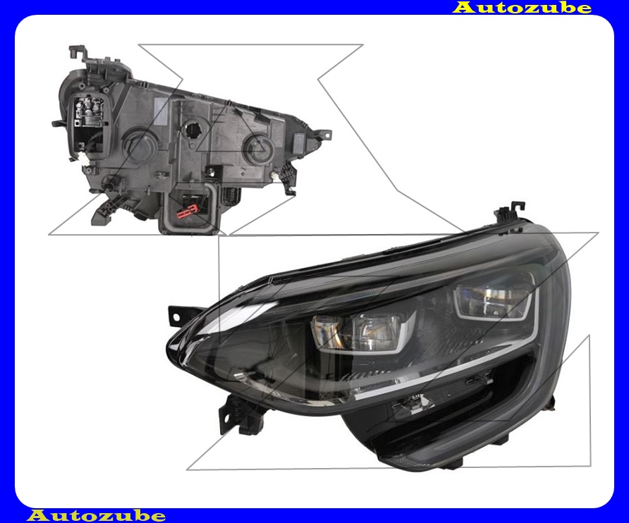 Fényszóró bal (LED) motor és elektronika nélkül {VALEO} Fényszóró bal (LED) motor és elektronika nélkül {VALEO}