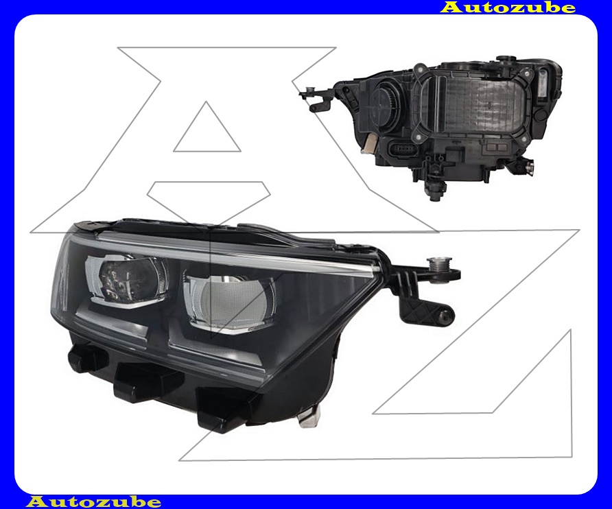 Fényszóró jobb (LED) motorral, LED vezérlő nélkül  {VALEO}