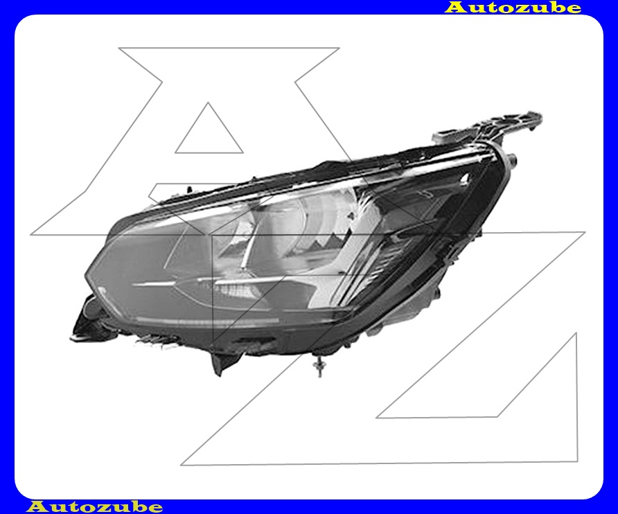 Fényszóró bal (H18/H9/W21/5W) nappali fénnyel, motorral {VALEO} Fényszóró bal (H18/H9/W21/5W) nappali fénnyel, motorral {VALEO}