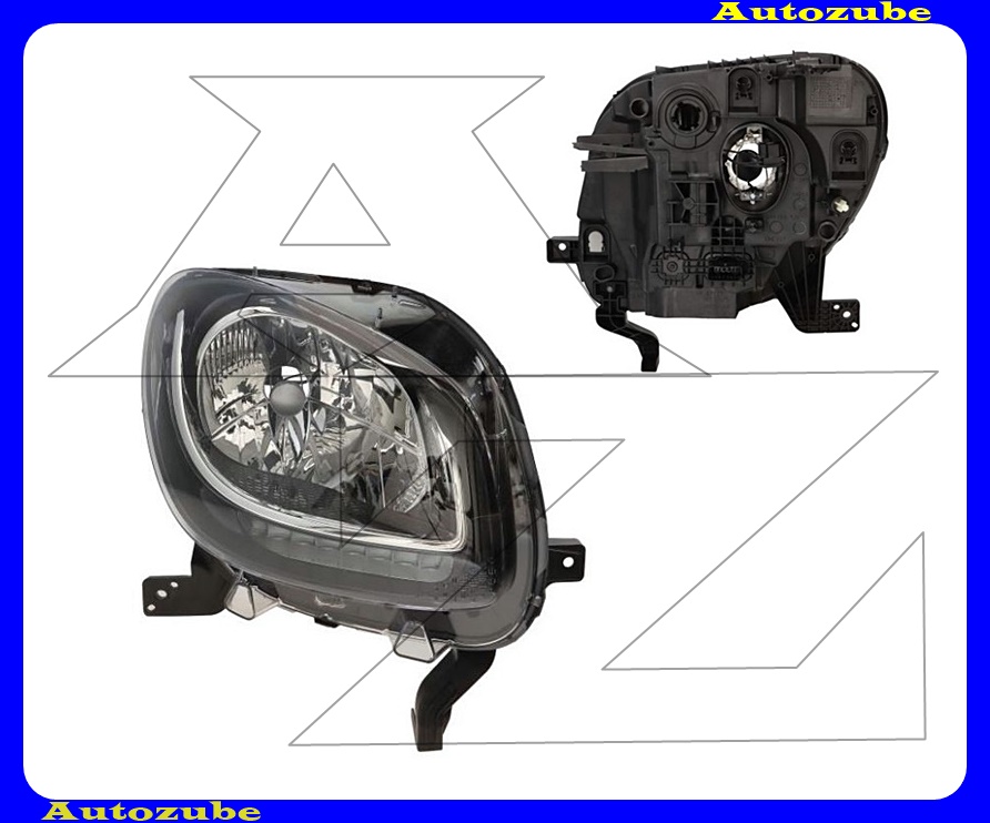 Fényszóró jobb (H4) nappali fényhez LED nélkül {VALEO} Fényszóró jobb (H4) nappali fényhez LED nélkül {VALEO}