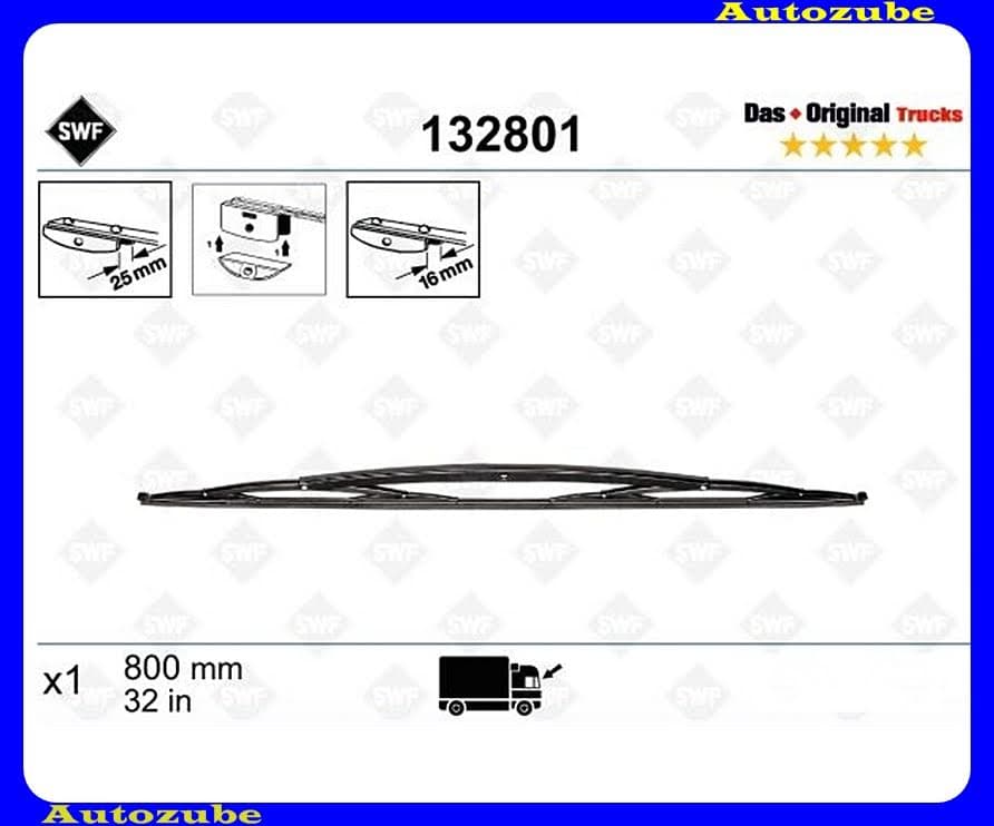 Ablaktörlő lapát (1db/800mm) SWF /RENDELÉSRE/ Ablaktörlő lapát (1db/800mm) SWF /RENDELÉSRE/