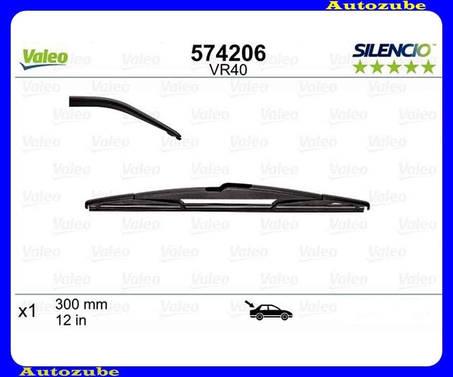 Ablaktörlő lapát Hátsó (minden kivitelhez) 1db/300mm (VR40) {VALEO} SILENCIO PERFORMANCE Ablaktörlő lapát Hátsó (minden kivitelhez) 1db/300mm (VR40) {VALEO} SILENCIO PERFORMANCE
