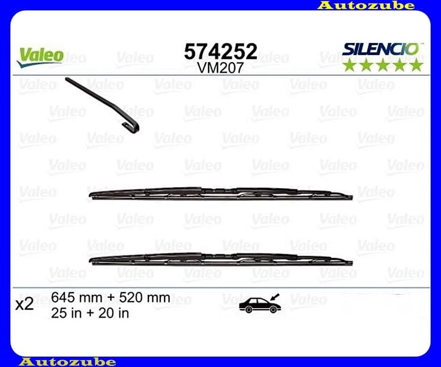 Ablaktörlő lapát szett első 2db/645-5 Ablaktörlő lapát szett első 2db/645-5