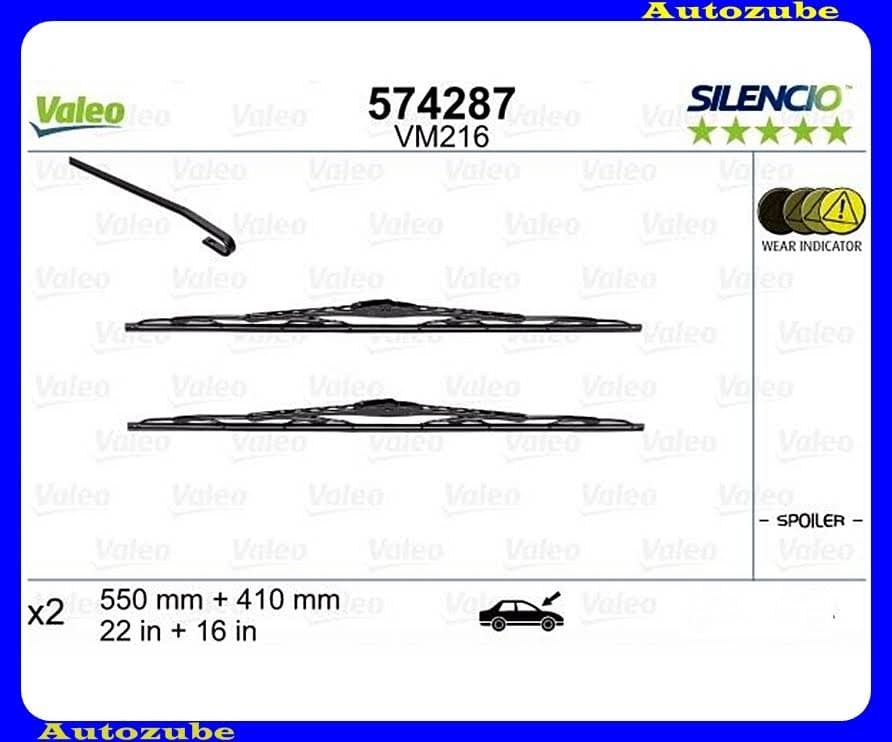 Ablaktörlő lapát szett első 2db/550-400mm (VM216) {VALEO} SILENCIO PERFORMANCE Ablaktörlő lapát szett első 2db/550-400mm (VM216) {VALEO} SILENCIO PERFORMANCE