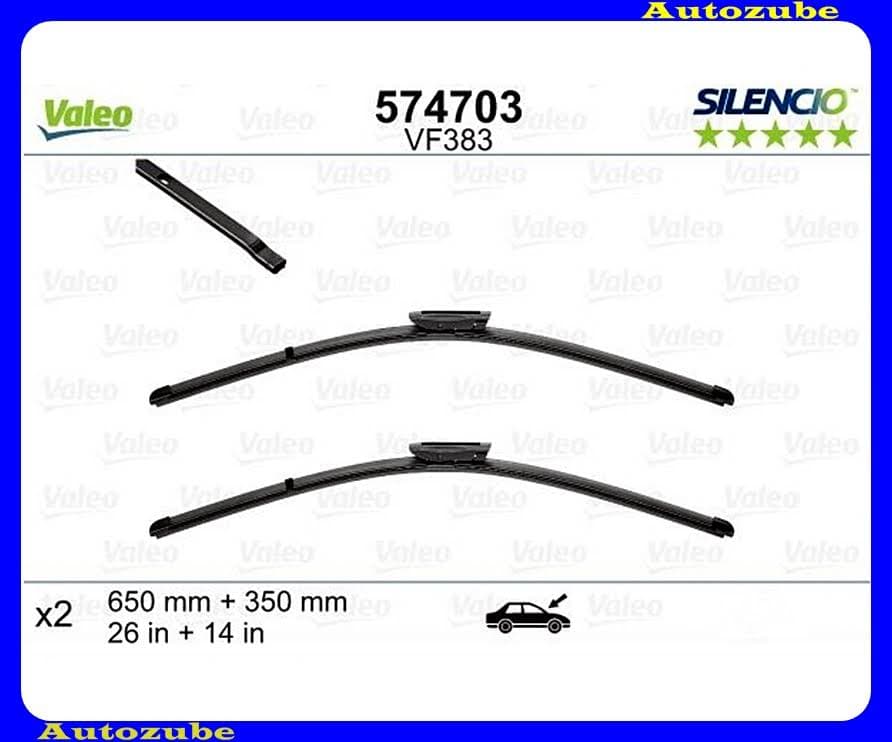 Ablaktörlő lapát szett első 2db/650-350mm (VF383) {VALEO} SILENCIO Ablaktörlő lapát szett első 2db/650-350mm (VF383) {VALEO} SILENCIO