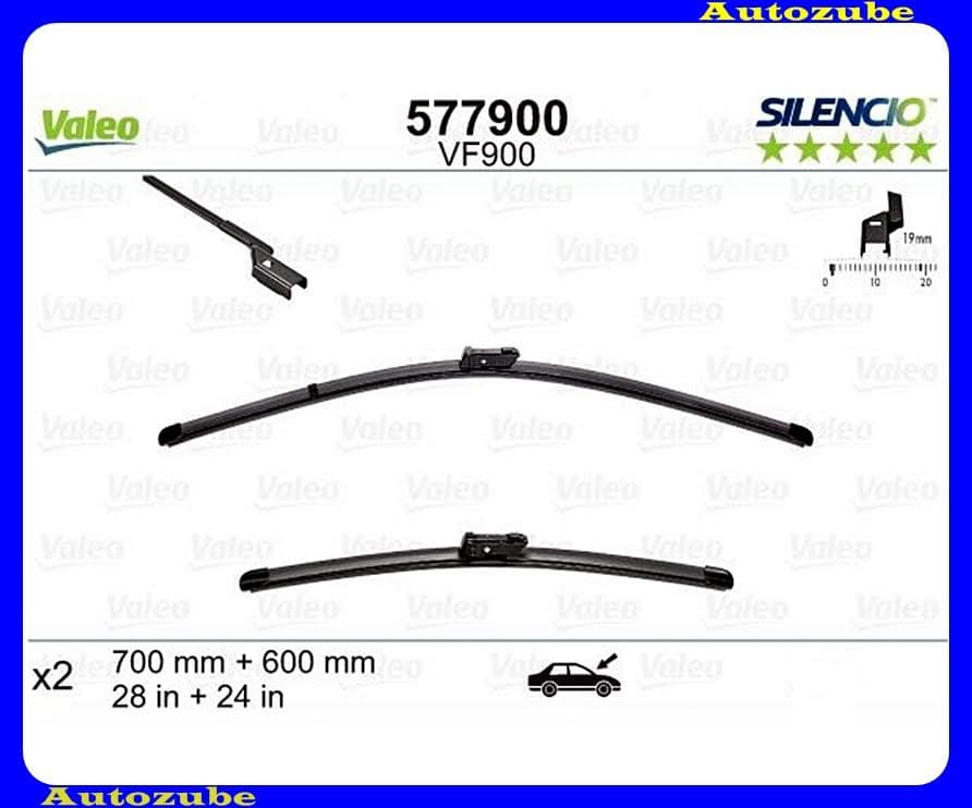 Ablaktörlő lapát szett első 2db/700-600mm (VF900) {VALEO} SILENCIO Ablaktörlő lapát szett első 2db/700-600mm (VF900) {VALEO} SILENCIO