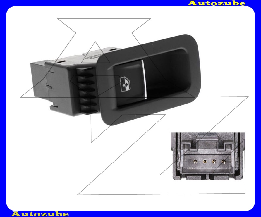 Ablakemelő kapcsoló jobb első /3-pin/ Ablakemelő kapcsoló jobb első /3-pin/