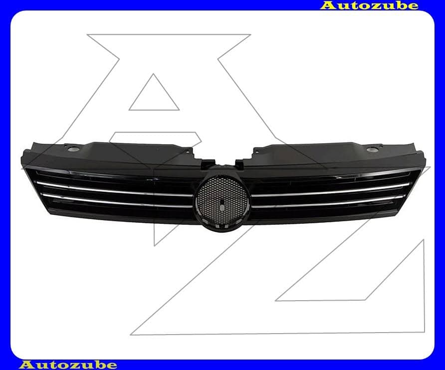 Hűtődíszrács fekete, krómdíszléccel Hűtődíszrács fekete, krómdíszléccel