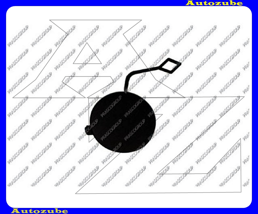 Első lökhárító vonószemtakaró bal, alapozott Első lökhárító vonószemtakaró bal, alapozott