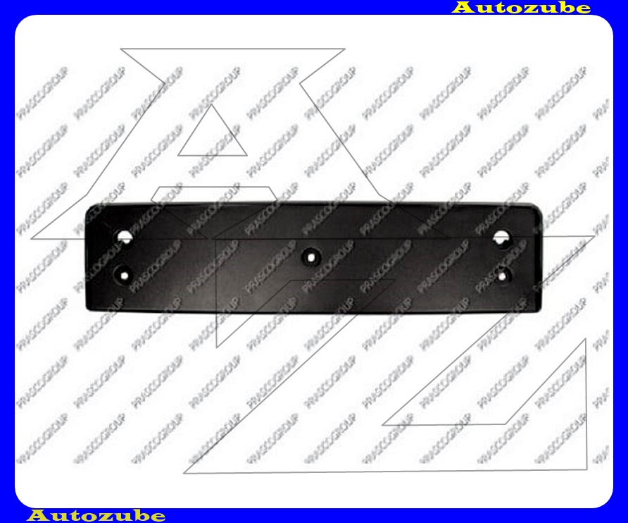 Első lökhárító rendszámtábla tartó Első lökhárító rendszámtábla tartó
