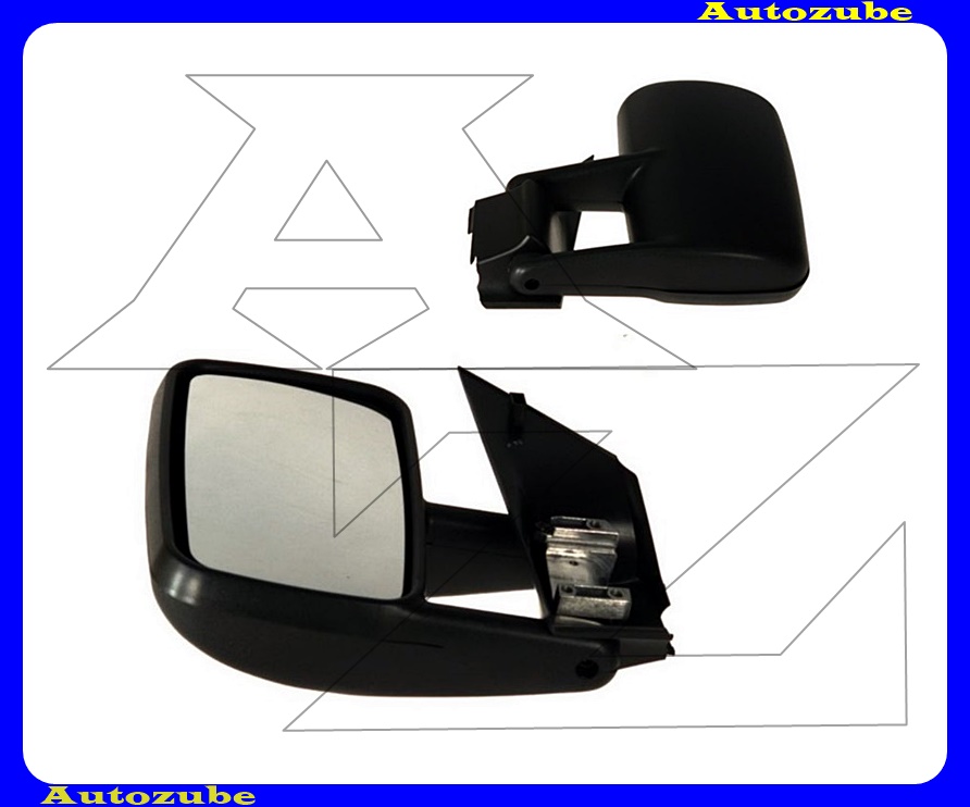 Visszapillantó tükör bal, kívűlről állítható, aszférikus tükörlappal, fekete borítással Visszapillantó tükör bal, kívűlről állítható, aszférikus tükörlappal, fekete borítással