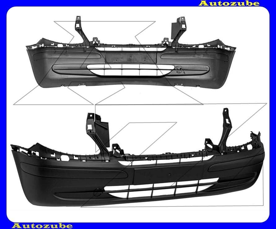 Első lökhárító alapozott Első lökhárító alapozott