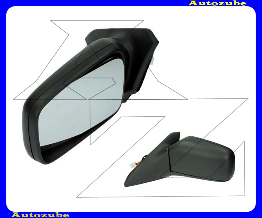 Visszapillantó tükör bal, elektromos, fűthető-aszférikus tükörlappal, fekete borítással Visszapillantó tükör bal, elektromos, fűthető-aszférikus tükörlappal, fekete borítással