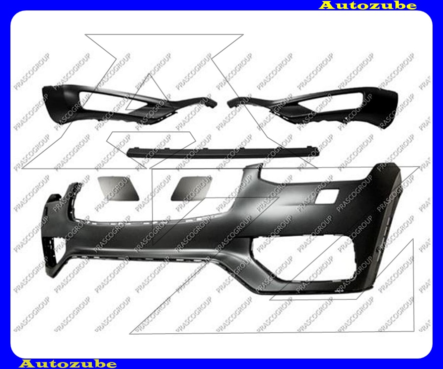 Első lökhárító fényezhető, fényszórómosós, szenzoros, spiolerrel /RENDELÉSRE/ Első lökhárító fényezhető, fényszórómosós, szenzoros, spiolerrel /RENDELÉSRE/