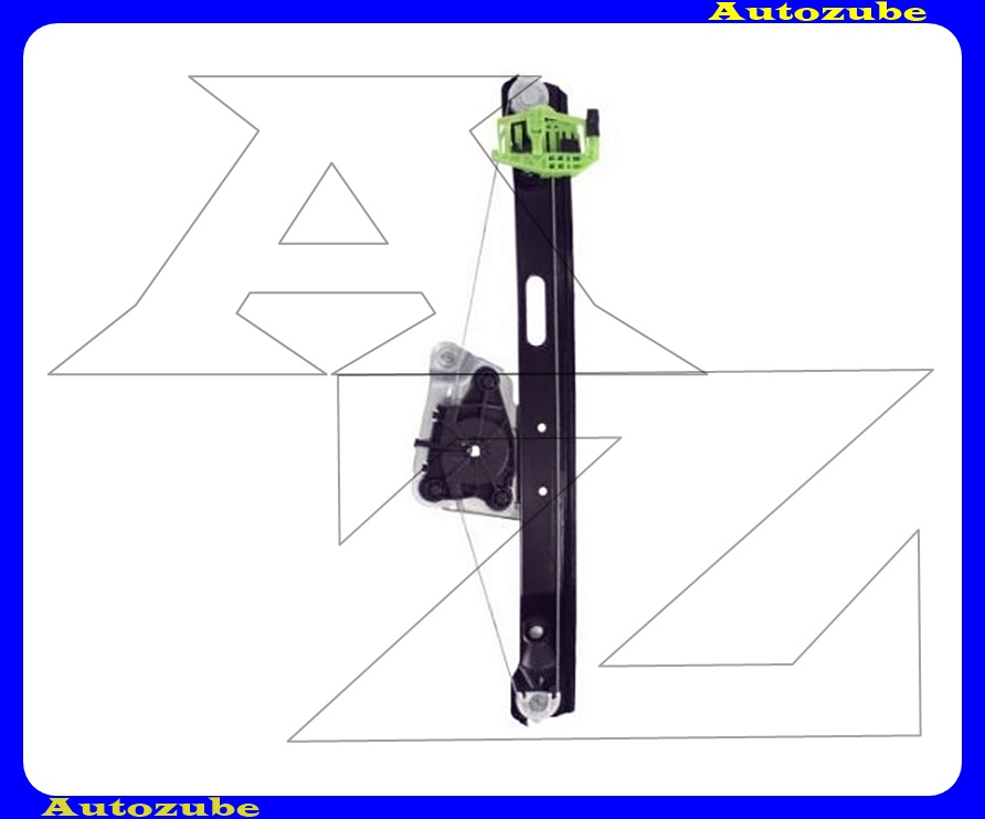 Ablakemelő szerkezet elektromos bal hátsó, automata stoppos (motor nélkül) Ablakemelő szerkezet elektromos bal hátsó, automata stoppos (motor nélkül)
