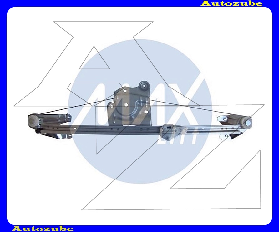 Ablakemelő szerkezet elektromos bal hátsó (motor nélkül) Ablakemelő szerkezet elektromos bal hátsó (motor nélkül)