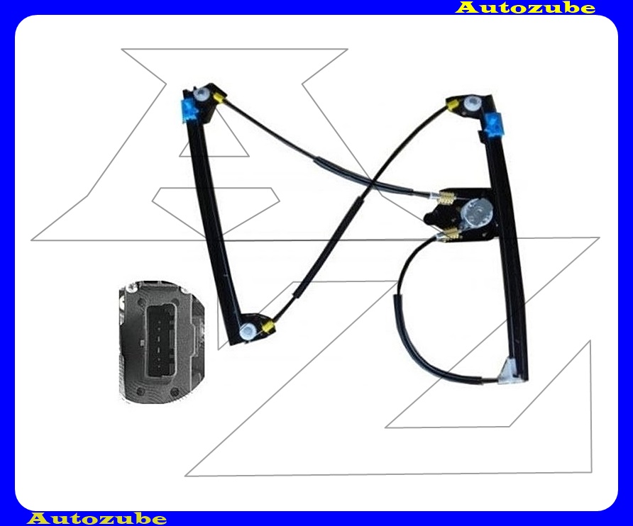 Ablakemelő szerkezet elektromos jobb első, motorral Ablakemelő szerkezet elektromos jobb első, motorral