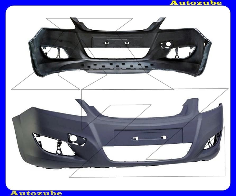 Első lökhárító alapozott Első lökhárító alapozott