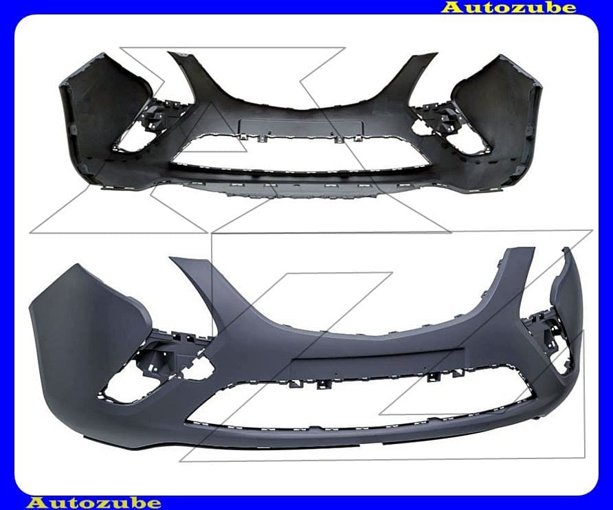Első lökhárító alapozott (szenzor jelöléssel) Első lökhárító alapozott (szenzor jelöléssel)